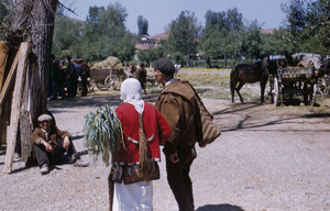 Livestock at Ohrid market