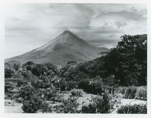 Arenal volcano from lodge