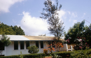 Front view of W. E. B. and Shirley Graham Du Bois' home in Accra, Ghana
