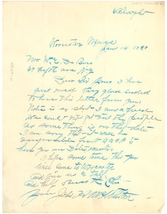 Letter from the N.A.A.C.P. Sioux Falls Branch to W. E. B. Du Bois