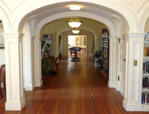 Lenox Library: interior looking through archways