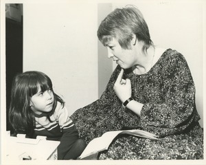 Michelle Duron and Lois Brood at speech therapy