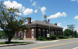 Newton Memorial Town Hall, Lanesborough, Mass.: exterior front
