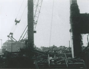 Demolition of Memorial Field House (1979)