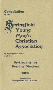 Constitution of the Springfield YMCA (September 11, 1896)