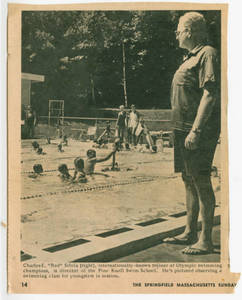 Charles E. Silvia at Pine Knoll Swim School, ca. 1963