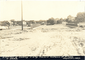 Looking southwesterly toward Codman Street Bridge