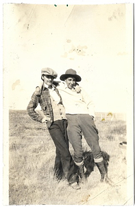 A Photograph of Dorris Bullard and Friend