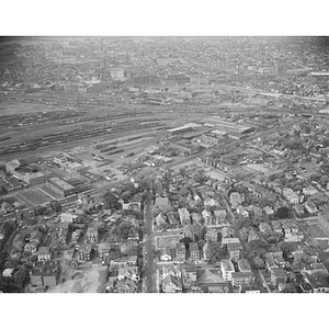 Schlager Steel Company, Parsons, Friedman and Central, business and residential area, Somerville, MA