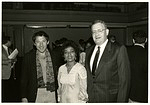 Israel Horovitz, Ruby Dee, and Fred Wilkins at a tribute to Eugene O'Neill at the Eugene O'Neill Conference, Suffolk University