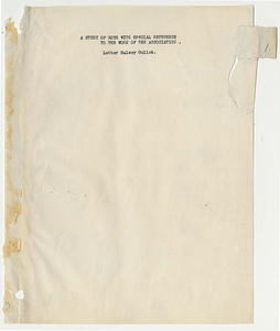 A Study of Boys with Special Reference to the Work of the Associaiton, by Luther Halsey Gulick
