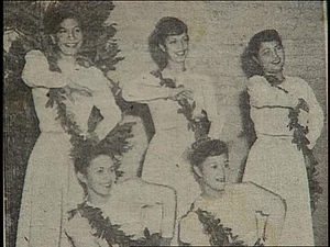 Biography Hawaii; Momi Kepilino photos folder 1 1949-1952 #3