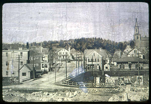 Saugus Center, Central & Winter Street, Looking North about 1905