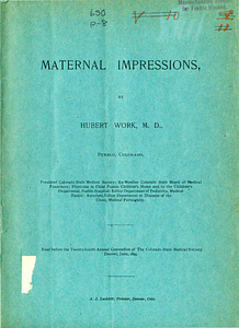 Maternal impressions