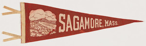 Pennant: Sagamore, Mass. (large, red and white)