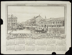 Calendar for John Hancock Mutual Life Insurance Company, Boston, Mass., 1892