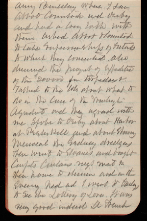 Thomas Lincoln Casey Notebook, September 1888-November 1888, 44, army building where I