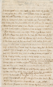 Letter from Hannah Winthrop to Mercy Otis Warren, 11 November 1777