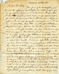 Letter from Benjamin Smith Lyman, Hakodate to Mr. Lesley