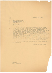 Letter from W. E. B. Du Bois to Lucius Scott