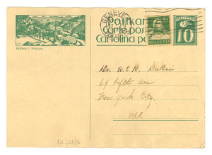 Postcard from Mabel Byrd to W. E. B. Du Bois