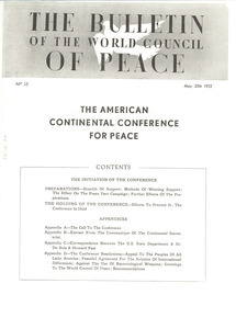 Bulletin of the World Council of Peace, number 25