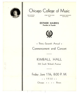 Thirty-seventh annual commencement and concert
