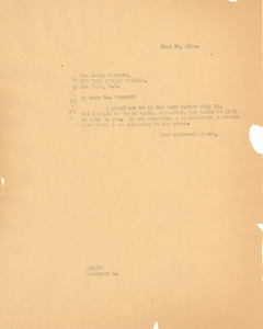 Letter from W. E. B. Du Bois to Lewis Gannett
