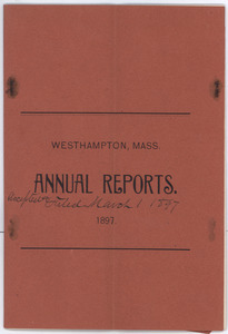 Annual reports of the Town Officers of Westhampton, Mass.