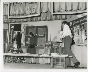 Clients performing in a holiday play