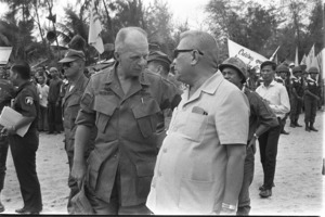 Richard E. Stillwell with Premier Tran van Huong.