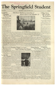 The Springfield Student (vol. 17, no. 01) October 8, 1926