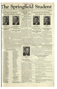 The Springfield Student (vol. 20, no. 29) June 13, 1930