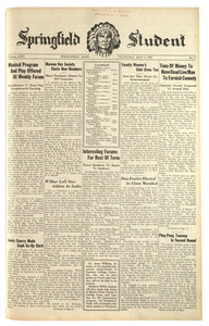 The Springfield Student (vol. 24, no. 05) May 4, 1933