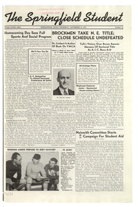 The Springfield Student (vol. 32, no. 15) November 13, 1941