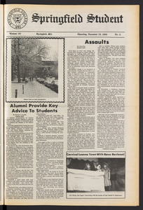 The Springfield Student (vol. 101, no. 11) Nov. 20, 1986