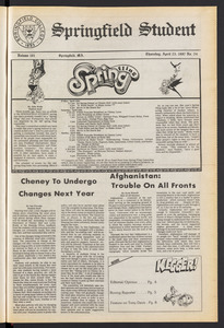 The Springfield Student (vol. 101, no. 24) Apr. 23, 1987