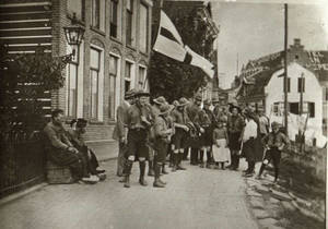 Scouts on Village Road (c. 1911)
