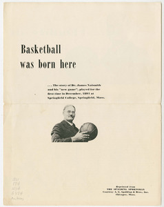 Basketball was born here by Joseph D. Bates (1956)