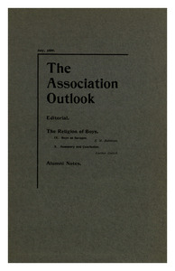 The Association Outlook (vol. 8 no. 9), July, 1899
