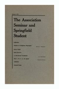 The Association Seminar (vol. 17 no. 4), January, 1909