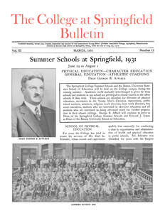 The Bulletin (vol. 3, no. 12), March 1931