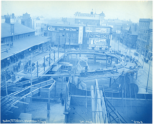 Dudley Street Station, progress on east loop