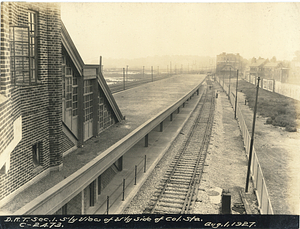 Dorchester Rapid Transit section 1. South view of west side of Columbia Station