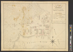 A plan of the town of Newbern in Craven County, North Carolina