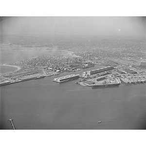 South Boston, Army Base and Edison Center, Naval Annex, right, Reserve Channel, Cruise Port, Boston, MA