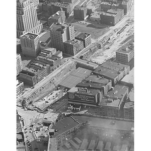 South Station area, construction of Atlantic Avenue underpass, Boston, MA