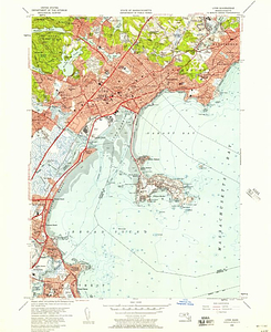 Lynn quadrangle, Massachusetts / Mapped, edited and published by the Geological Survey.