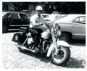 Anthony Correa at work as a Motorcycle Patrolman