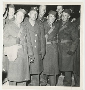 Army Air Corps arriving at Springfield College